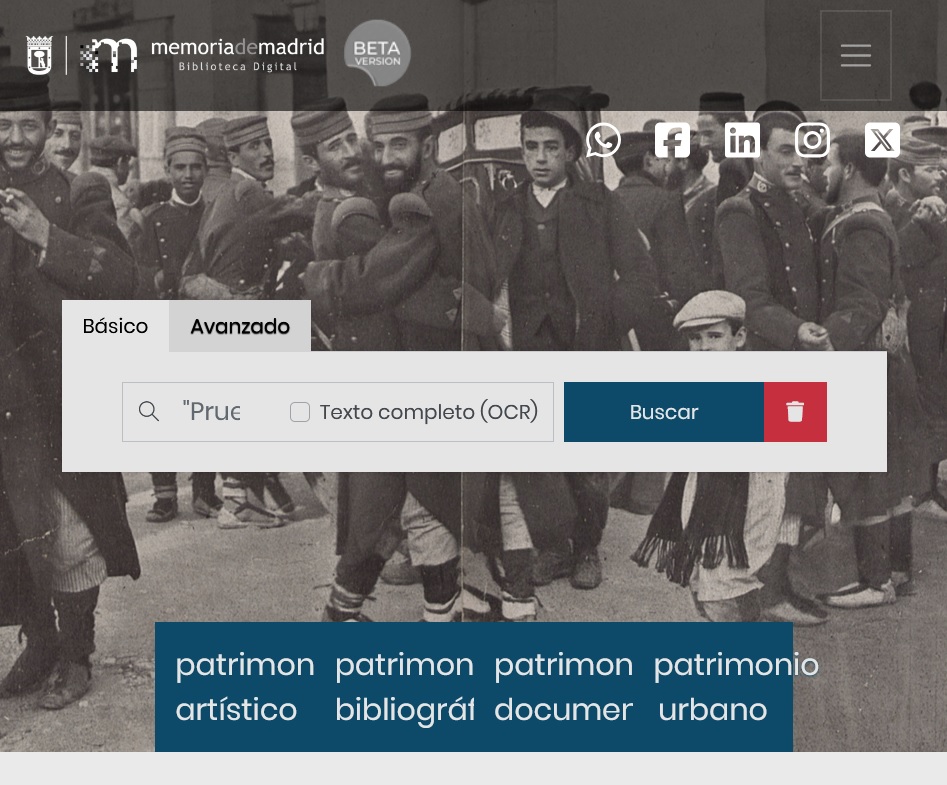 Biblioteca Digital Memoriademadrid